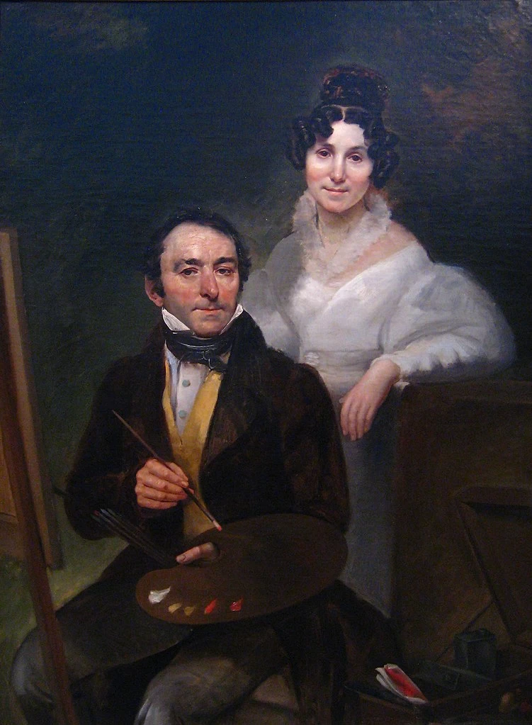 Franz Ludwig Catel con la moglie - Istituto Catel, Roma